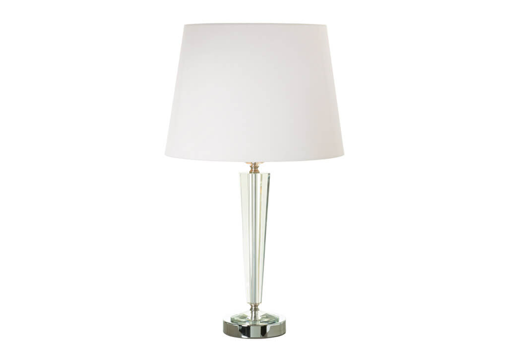 Thin Vase Style Crystal Table Lamp Set, Vase Style Table Lamps